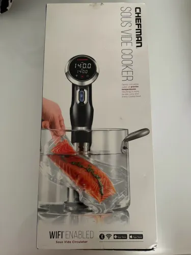 Sous Vide Chefman Wi-Fi - Cozimento de Precisão com Caixa Original