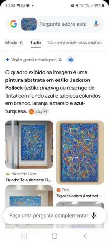 Vendo 2 quadros de cores vibrantes
