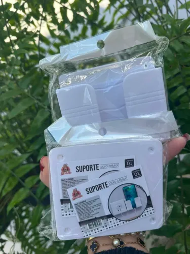 Suporte para celular de parede auto-adesivo