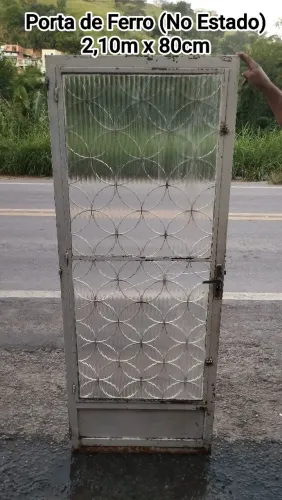 Porta de Ferro 80cm