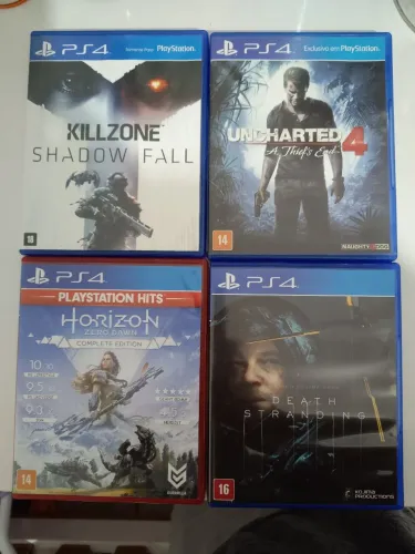 Kit 4 jogos de PS4