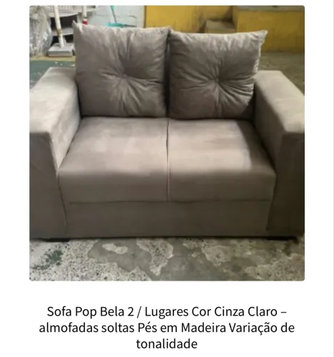 Sofá de dois lugares novo