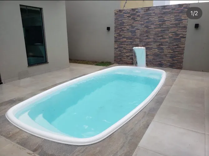 Piscina 4 metros completa 