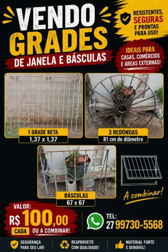 Grades de ferro 