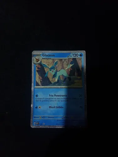 Carta pokémon glaceon holográfica original