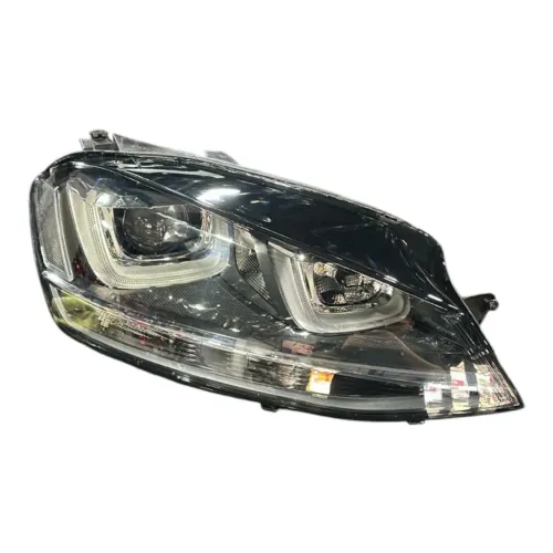 Farol Direito Golf Tsi Com Led 2014 A 2017 * Lente Trocada *