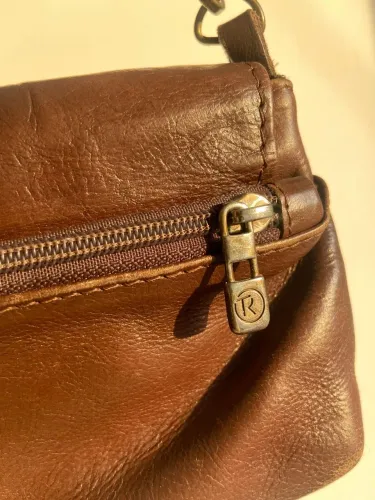 Bolsa couro vintage Thomaz Rabelo