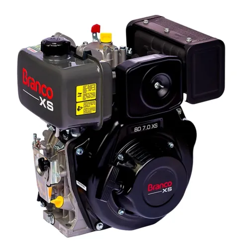 Motor Estacionário 7 HP Diesel BD7 XS Partida Manual - BRANCO MOTORES