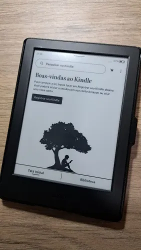 Kindle 8ª Geração (Preto) - Perfeito Estado + Capa de Proteção