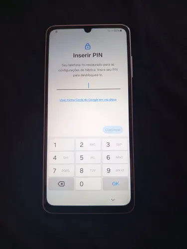 GALAXY A06 5g [ESTA COM BLOQUEIO FRP]