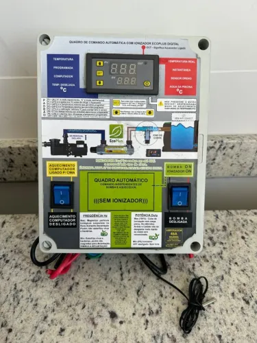 QUADRO DE COMANDO AUTOMÁTICO PARA BOMBA E AQUECEDOR