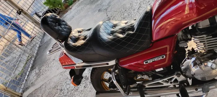 Banco conforto e Sissy bar customizados cb 450 Custom 1984 a 1986