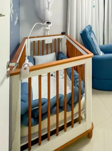 Berço Cannes Somniare com colchão