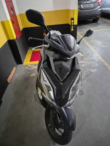 Honda Elite 2022, cinza, único dono novissima
