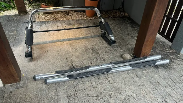 Santo Antônio é estribo para camionete ranger