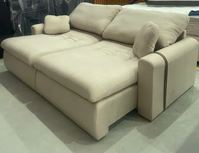 Sofá CAIXA ZERO Retrátil 2,30 No Linho PREÇO De SHOWROOM !!