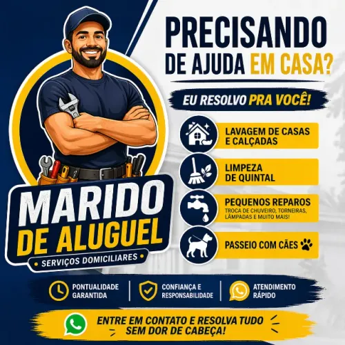 PRECISANDO DE AJUDA EM CASA?