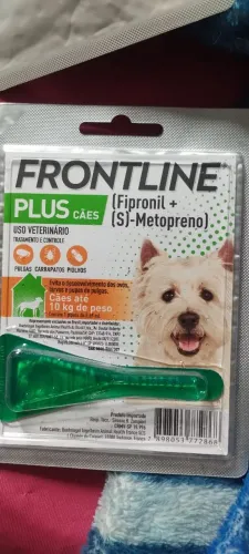 Anti pulgas Frontline plus para cães