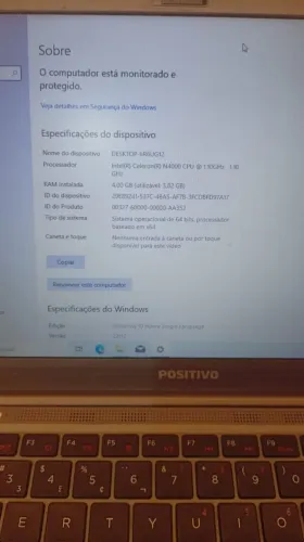 Vendo notebook positivo