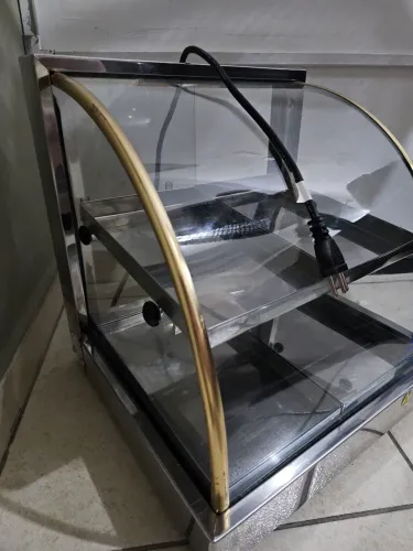 Estufa pequena para salgados