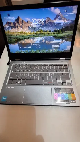 Notebook positivo Duo 2 em 1 - Intel celeron 4gb-120gb