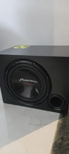 Vendo subwoofer pioneer zero com caixa em MDF