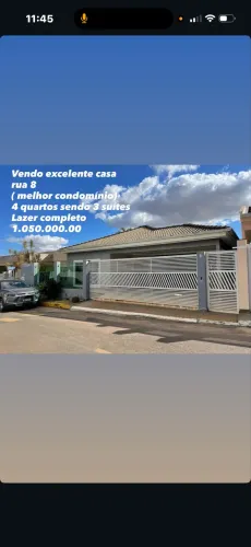 Vicente Pires rua 8 Condomínio excelente