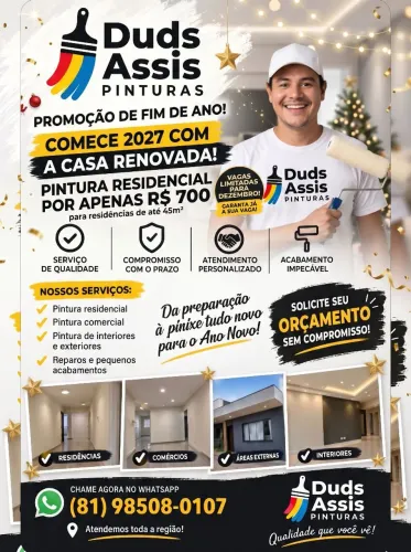 ? COMECE 2027 COM A CASA RENOVADA! | Pintura Residencial a partir de R$ 700