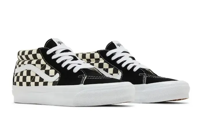 Tênis Vans Sk8 Mid Reissue 83 LX Checkerboard Unissex.