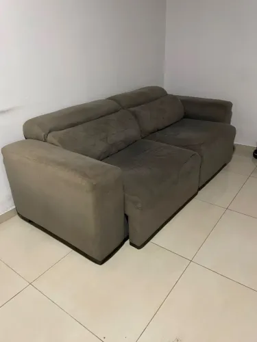 Sofá retrátil 3 lugares 