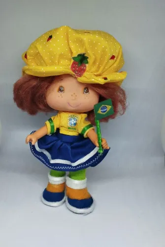 Boneca Moranguinho Torcedora