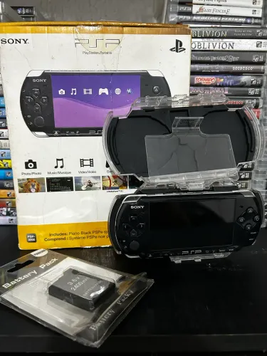 PSP na caixa completo, serial batendo