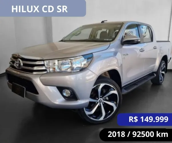 Toyota Hilux CD SR 4X2 2.7 16v/2.7 Flex Aut. 2018
