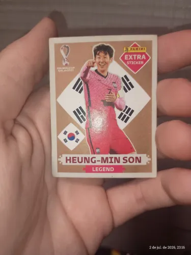 Figurinha extra bronze do HEUNG-MIN SON edição limitada copa de 2022