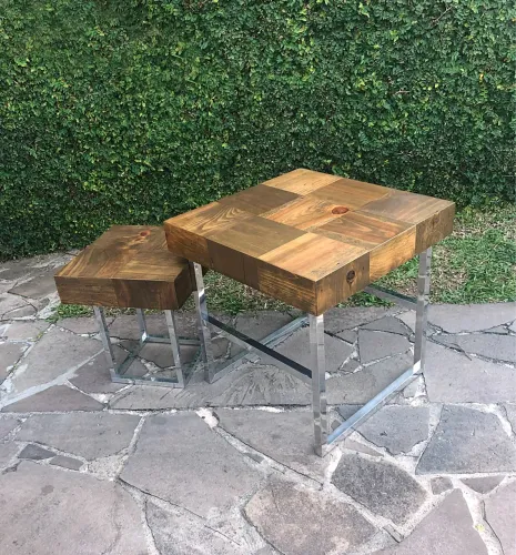 Conjunto mesas laterais