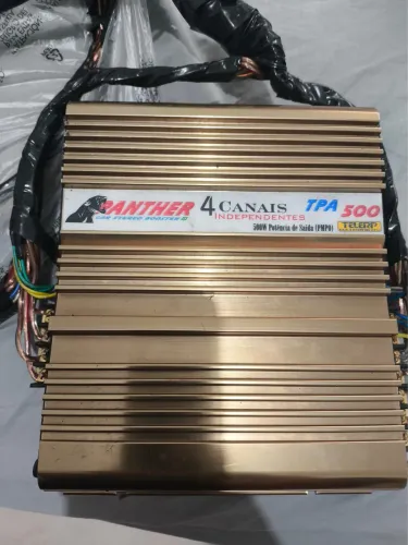 AMPLIFICADOR DE SOM AUTOMOTIVO 4 CANAIS - PANTHER