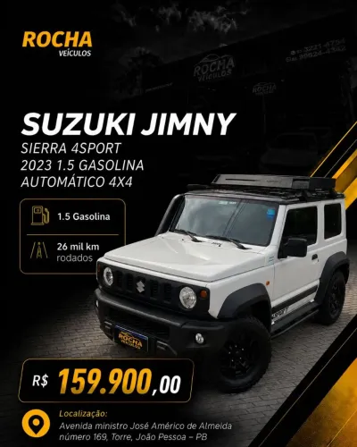 Suzuki Jimny Sierra 4sport Allgrip 1.5 16V Aut. 2023