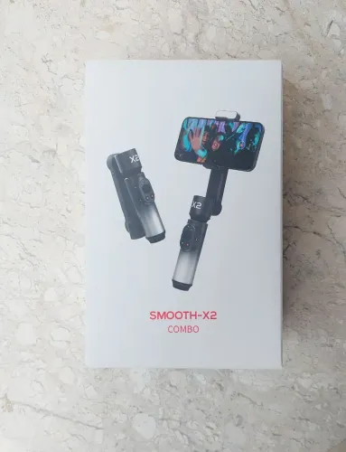 Estabilizador de células de cardan Zhiyun Smooth X2 Tripod Steady Black