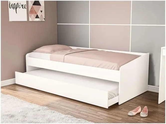 Cama solteiro com colchão D33 