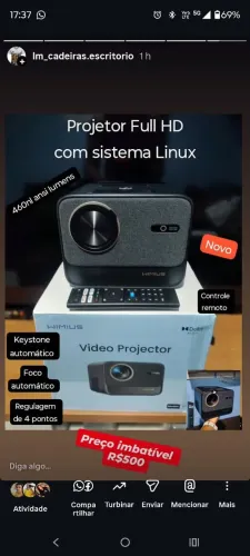 SMART PROJETOR k9 Full HD