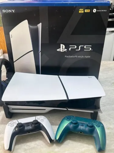 Promoção Playstation 5 Slim Midia Fisica Completo( ATE 18X NO CARTÃO)