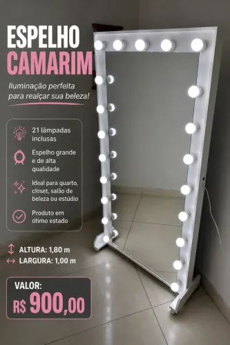 Espelho camarim