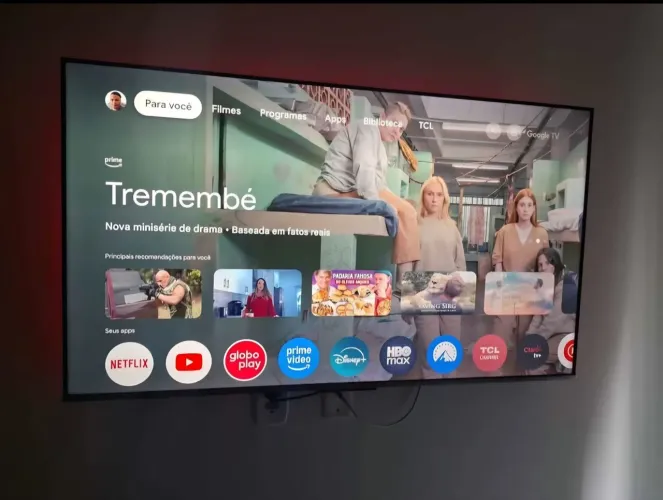 Smart tv 55 pol. TCL QLED 4K 120hz