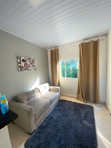 Sofá 02 lugares cinza