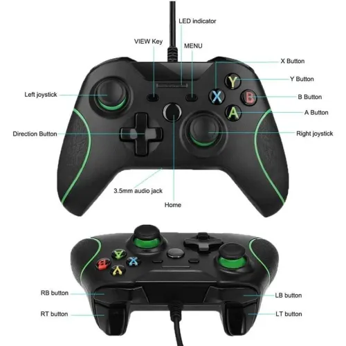Controle de xbox one com fio