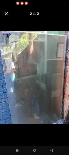 VIDRO PRA PORTA FIXA 2 POR 100 VIDRO NORMAL