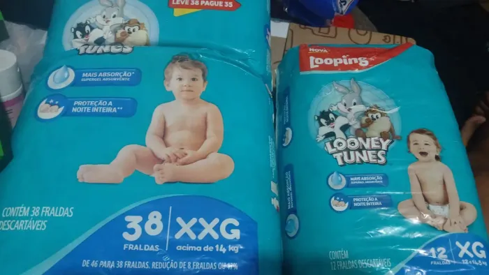 Fraldas descartáveis