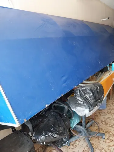 Toldo fixo medição 5 m por 1,30