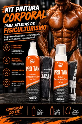 Kit pintura corporal ProTan