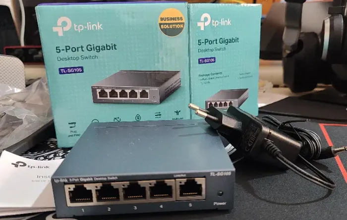Switch 5 portas TP-link TL-SG105 com IGMP Spooling